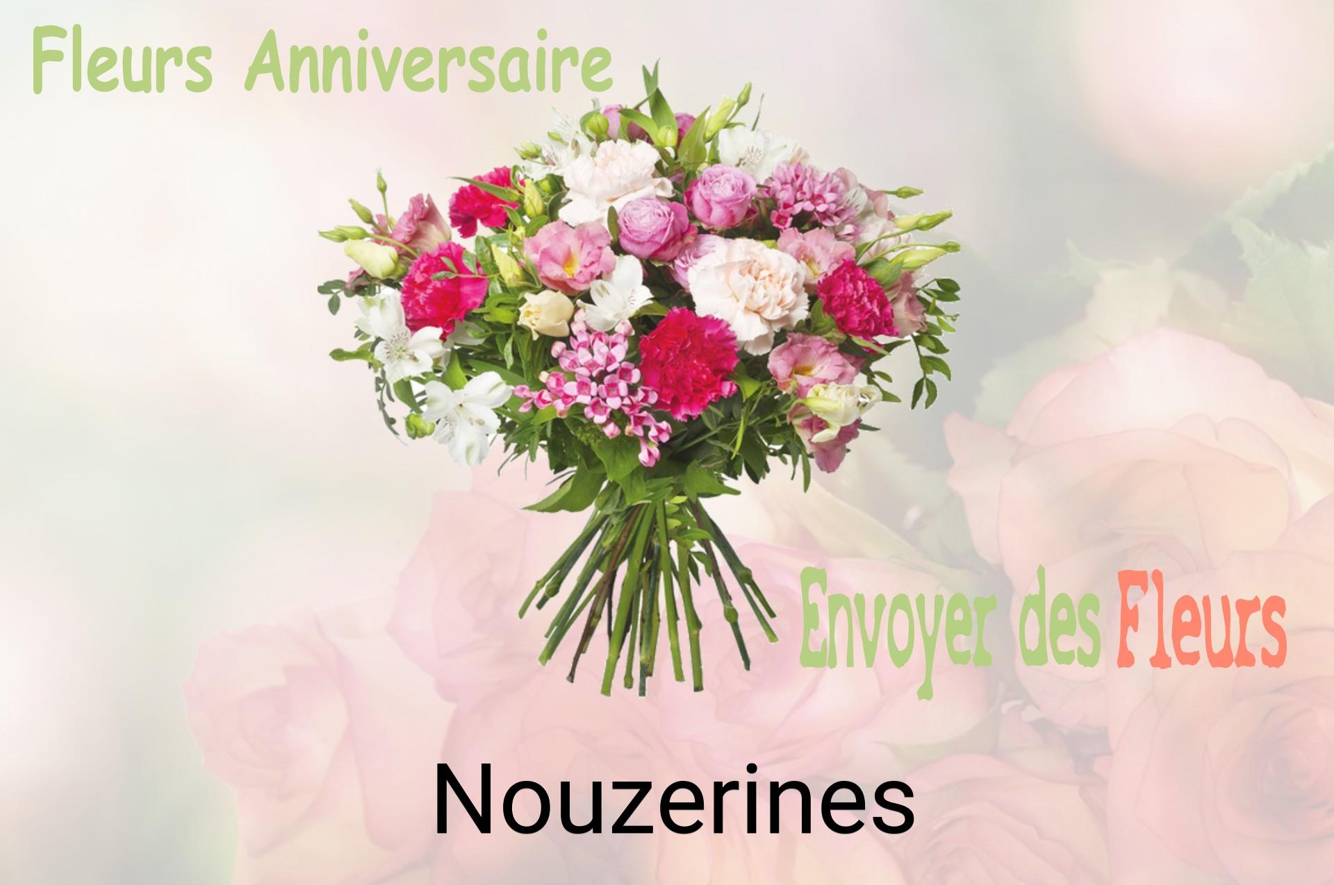 Bouquet de fleurs d’anniversaire livré à Nouzerines